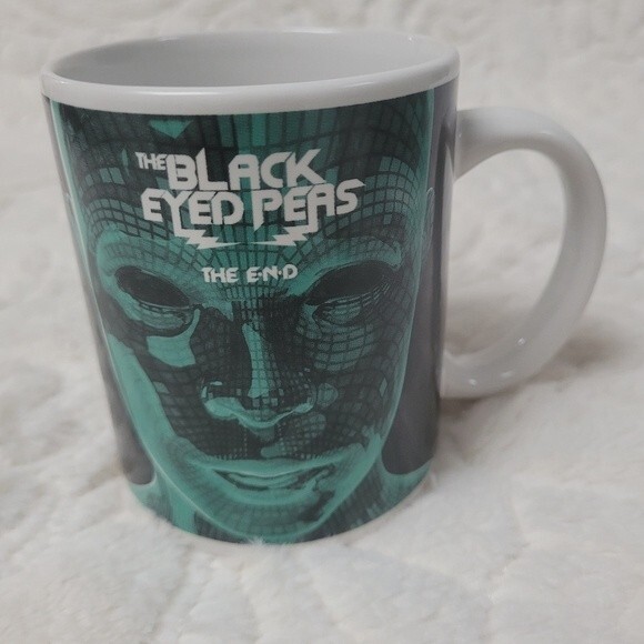 Black Eyed Peas BEP The E.N.D. Tour Mug 2010 LP Logo Officially Licensed - Picture 3 of 6
